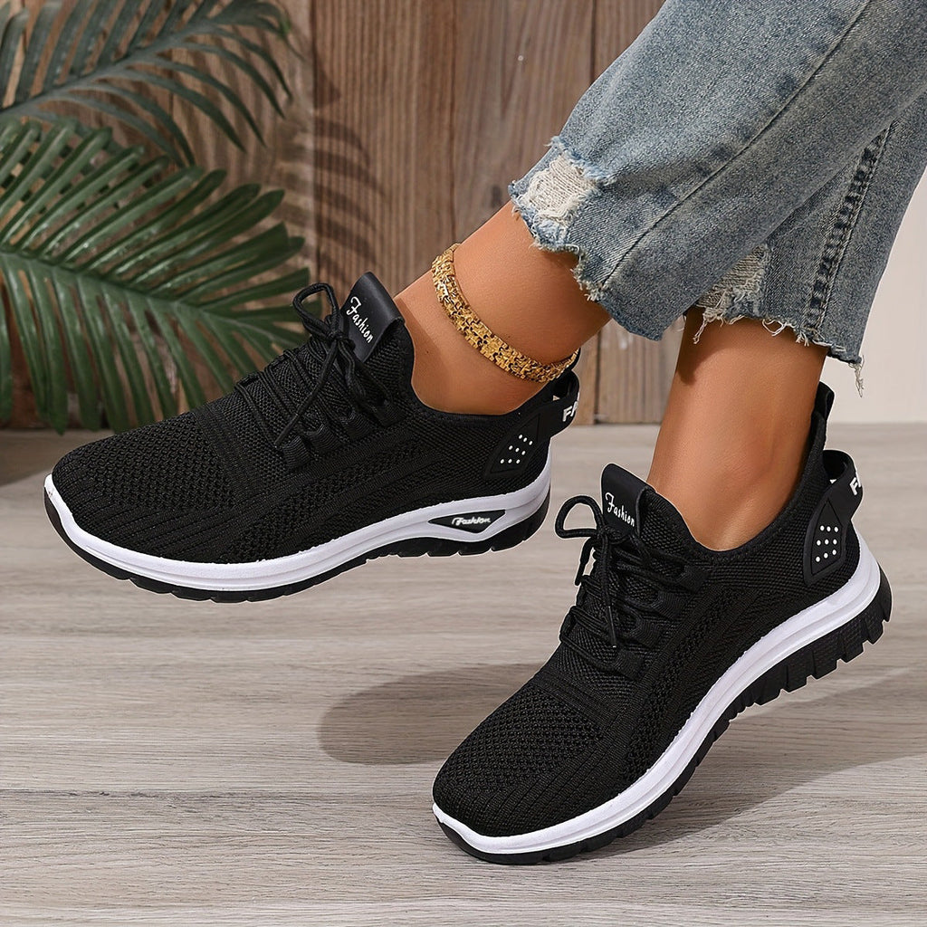 Flying Woven Shoes Women's Fashion Casual Mesh Sneaker