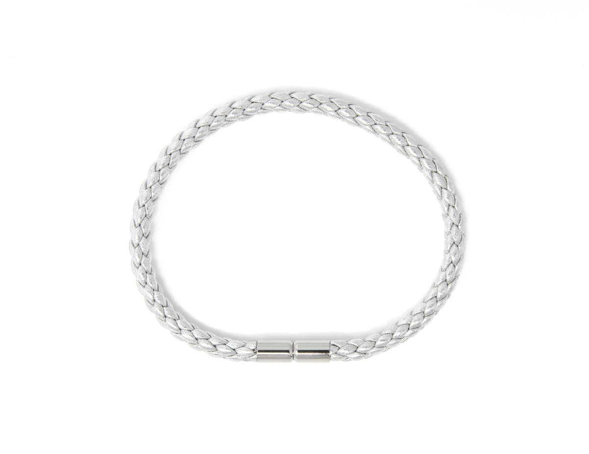 Silver Braided Bracelet