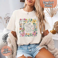 I Will Praise Him in Every Season Comfort Colors Tee – Christian Floral Cross Shirt