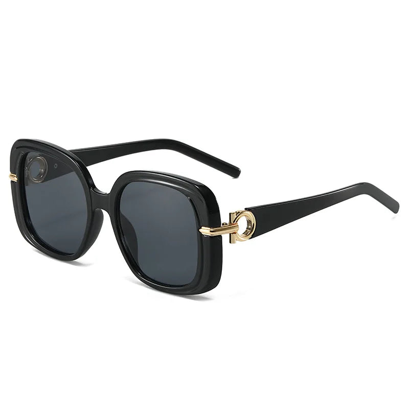 New Fashion Square Sunglasses Women Vintage Shades Brand Designer Gafas Luxury Sun Glasses UV400 Oversized Eyewear Oculos