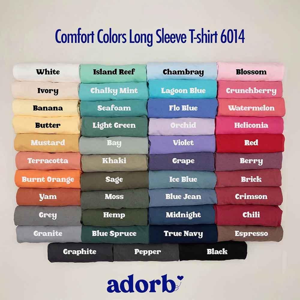 Tis The Season Comfort Colors Long Sleeve Christmas Shirt