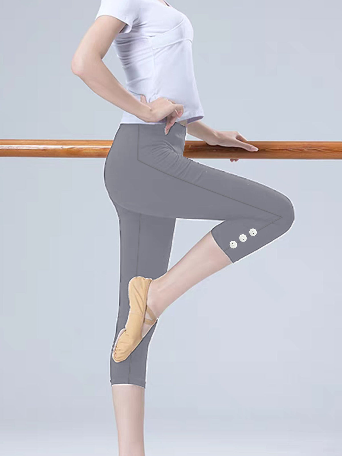 Capri Leggings For Women High Waisted Capris Tummy Control Yoga Pants With Pockets Workout Cycling Tights